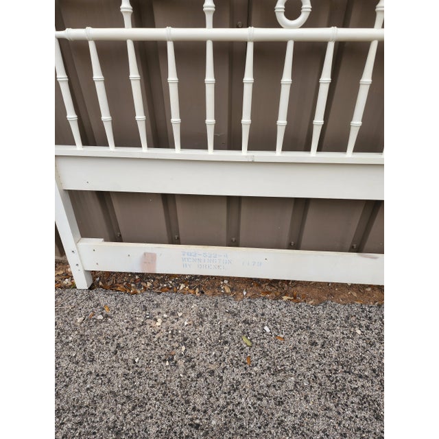 Faux Bamboo Regency Style Headboard For Sale - Image 12 of 12