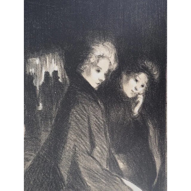 Théophile Alexandre Steinlen, In Front of the Shop (Paris), Original Lithograph, 1897 For Sale - Image 3 of 10