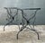 Vintage Sculptural Metal Demilune Console Tables - A Pair For Sale - Image 13 of 13