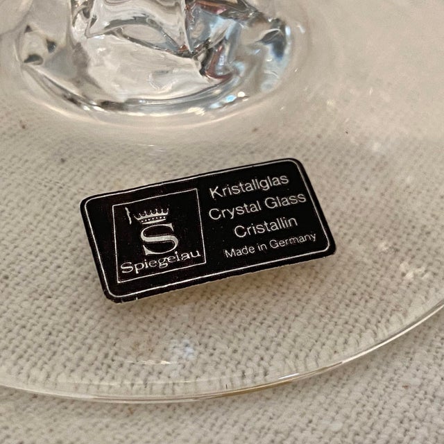 Vesta Water Goblet by Spiegelau - Set of 5 For Sale In Sacramento - Image 6 of 10