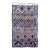 Vintage Blue Hand Knotted Moroccan Rug With All-Over Diamond Design For Sale
