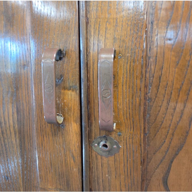 Antique 1920s Japanese Three Piece Elm and Kiri Wood Isho Tansu Chest For Sale - Image 9 of 15