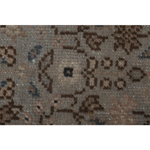 Mid 20th Century Vintage Turkish Long Runner - Floral Stair Carpet 2'7" X 24'7" For Sale - Image 9 of 13