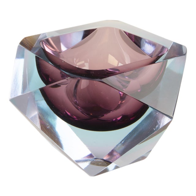 Sculptural Ashtray attributed to Flavio Poli for Seguso Vetri d'Arte, 1970s For Sale