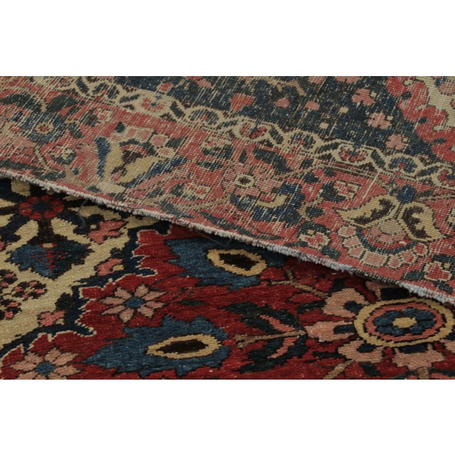 Brick Red Antique Turkish Floral Wool Rug by Rug & Kilim, 1910-1919 For Sale - Image 8 of 8