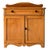 Vintage American Farmhouse Pine Washstand Cabinet For Sale