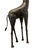 Mid-Century Modern Large Brutalist Mid 20th Century Welded Metal Giraffe Sculpture – Whimsical Floor Statue, Curtis Jere Style For Sale - Image 3 of 7