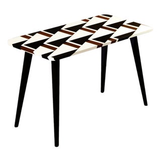 Coffee Table with Op Art Motif, 1960 For Sale