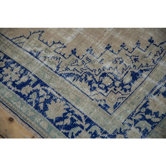Textile Vintage Distressed Oushak Carpet - 6'7" x 9'5" For Sale - Image 7 of 11