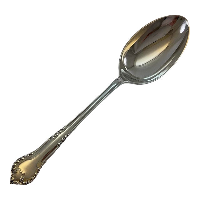 The Finest, Silver Plated Dessert Spoon, Chesterfield. For Sale