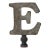 Letter E Monogram Lamp Finial For Sale