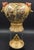 Japanese Grand 14" Jeweled Japanese Satsuma-Style Moriage Lidded Urn - Immortal Koi Handles For Sale - Image 3 of 18