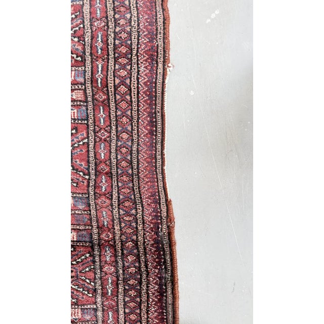 Vintage Handwoven Bokhara Wool Rug, Turkmenistan, 1960s For Sale - Image 18 of 18