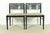 Knoll Postmodern Black Lacquered Ricchio Side Chairs or Dining Chairs, Pair For Sale - Image 14 of 14