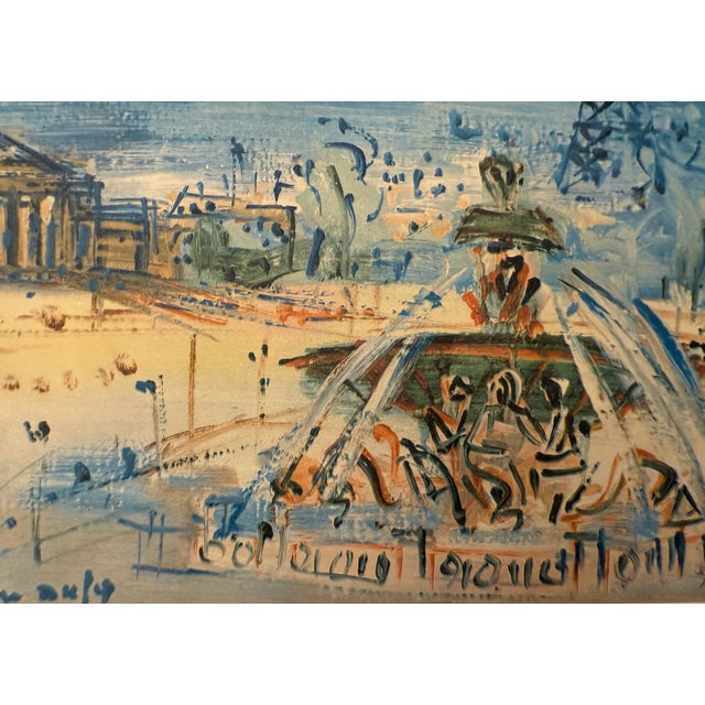 Set of 4 Vintage Prints of Paris Scenes by Jean Dufy For Sale In Austin - Image 6 of 18