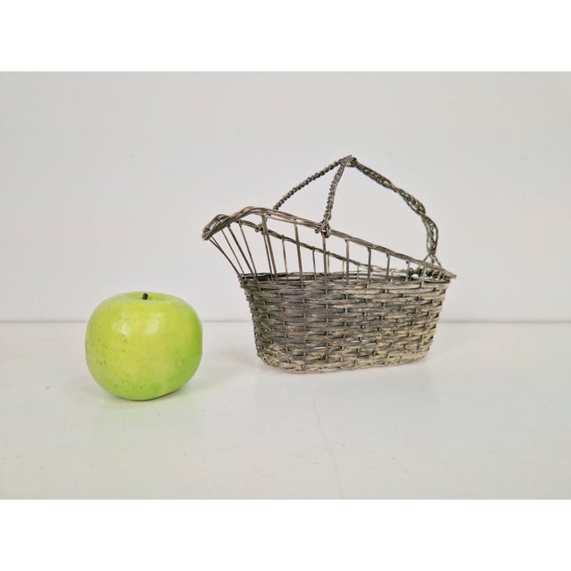 Apair of Vintage French Silver Plate Wine Bottle Holder, 1920s, Set of 2 For Sale - Image 6 of 9