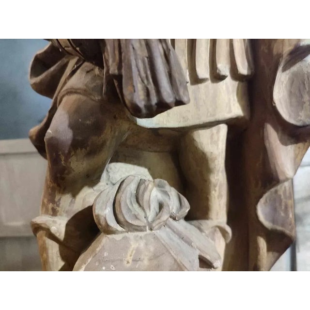 Saint Florian, 19th Century, Limewood For Sale - Image 4 of 12