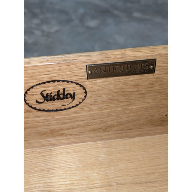 Stickley Antiquities Collection Solid Oak 4-Drawer Shelby Storage Cocktail Coffee Table For Sale - Image 10 of 10