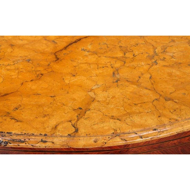 Italian 18th-Century Marquetry Console Table For Sale - Image 9 of 10