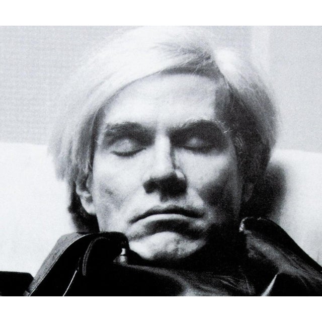 Modern Andy Warhol Poster after Helmut Newton For Sale - Image 3 of 6