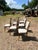 Mid 20th Century French Mid-Century Modern 1960's Walnut Dining Chairs - Set of 6 For Sale - Image 5 of 6