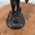 Metal Antique Victorian Period Italian Bronze Sculpture of a Walking Girl W/Fruit Basket Circa 1900 For Sale - Image 7 of 12