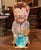 Whimsical and historically engaging, this antique barbotine pitcher portrays French politician and journalist Camille...