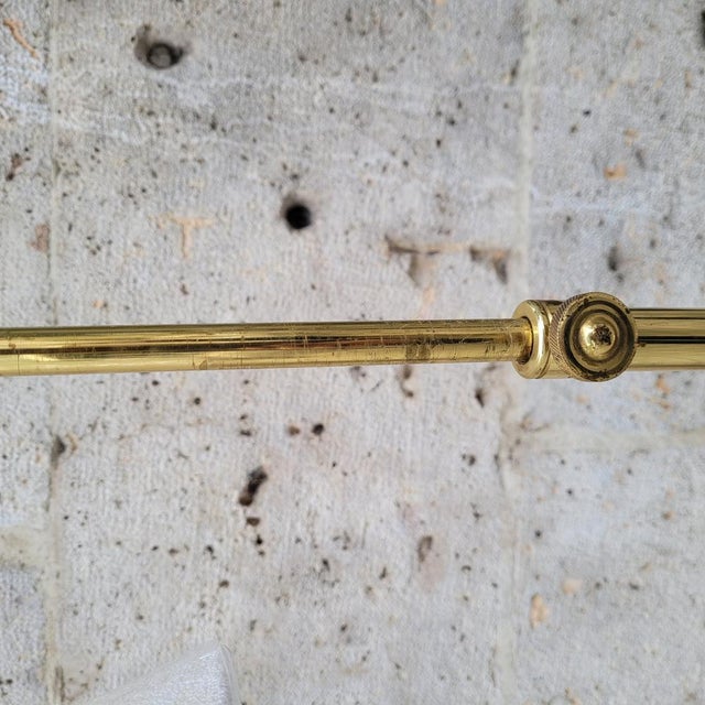 Floor Lamp in Gold-Plated Metal, Spain, 1970s For Sale - Image 9 of 18