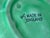 Bright Green Mid 20th Century Bright Green Mid-Century Leaf Tray From England For Sale - Image 8 of 13