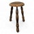 Brutalist Stool attributed to Dudouyt, 1950s For Sale - Image 5 of 5