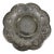 Vintage Persian Isfahan 84 Silver Hand-Chased Floral Footed Dish For Sale