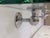 Late 20th Century Rectangular Clear Glass & Chrome Wall Shelf For Sale - Image 9 of 12
