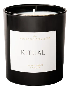 Ritual Hand-Poured Natural Wax Candle