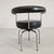 Black Leather LC7 Swivel Armchair by Charlotte Perriand for Cassina, 1980s, in Flawless conditions. Designed 1920 to 1949...