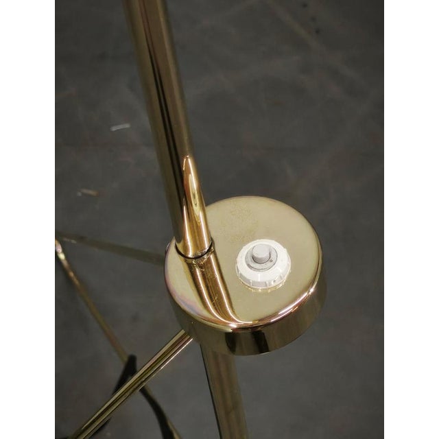 Vintage Giraffe Brass Floor Lamp by Josef Hurka for Napako, Czechoslovakia, 1960s For Sale - Image 11 of 13