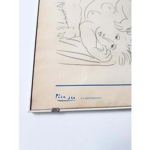 Vintage Picasso at Villa Medici Exhibition Poster, 1983 For Sale - Image 10 of 16