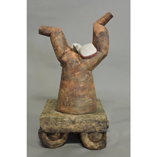 1990s Modern Ceramic and Plaster Sculptures by Scott Rosenthal For Sale - Image 5 of 10