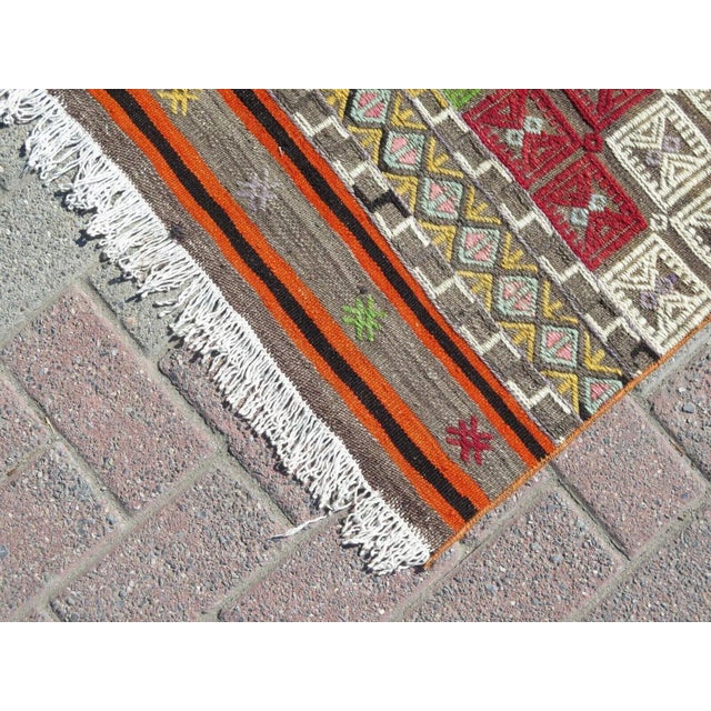 1960s Tribal Runner Rug - 29"x122" For Sale - Image 9 of 11