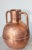Islamic Middle Eastern Copper Islamic Art Vase Engraved with Moorish Design For Sale - Image 3 of 12
