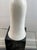 Stone Pair of 1970s Modernist Sculpted White and Black Marble Lamps For Sale - Image 7 of 8