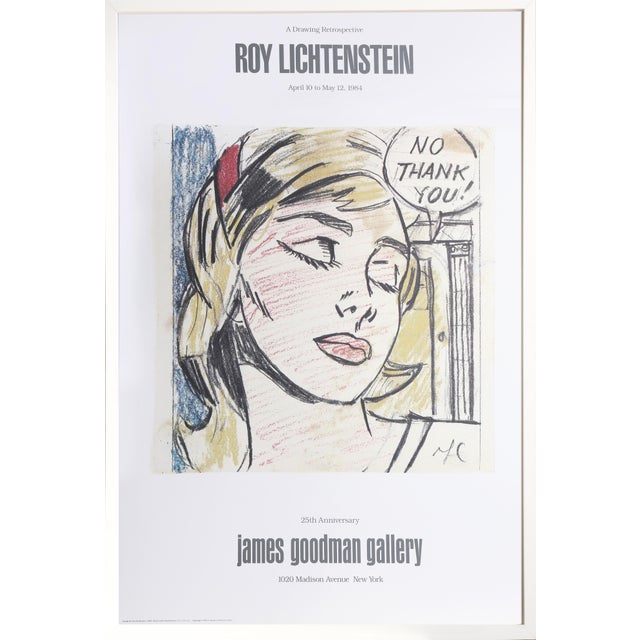 No Thank You - James Goodman Gallery by Roy Lichtenstein (After), American (1923–1997) Date: 1984 Lithograph Poster...