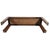Wood 1970s Drexel Heritage Captiva Faux Bamboo Console Table With Glass Top 56" For Sale - Image 7 of 10