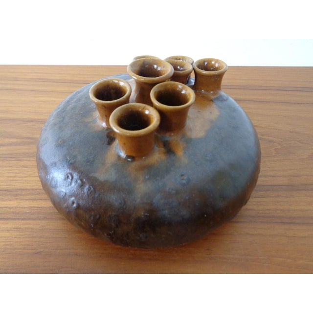 Ceramic Mushroom Vase, 1960s For Sale - Image 3 of 17