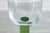 Late 20th Century Sagaform Set of 16 Modernist Handblown Wine or Cocktail Glasses With Green Bases For Sale - Image 5 of 6