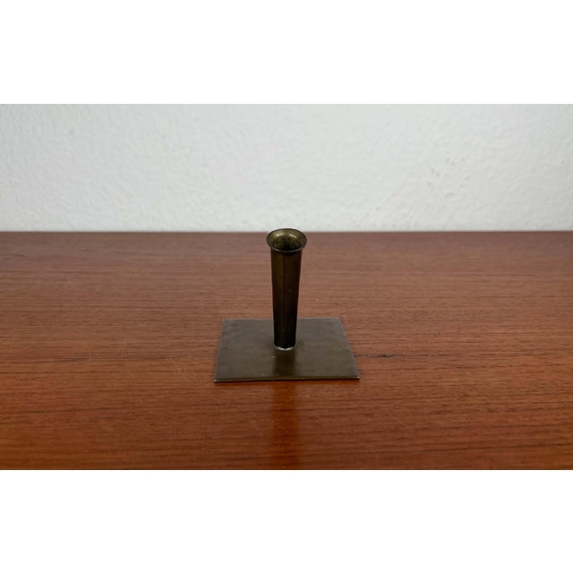 Mid-Century Modern Minimalist German Brass Pen Holder, 1950s For Sale - Image 9 of 15