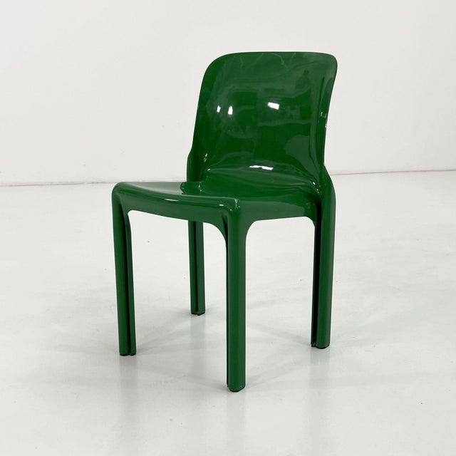 Green Selene Chair by Vico Magistretti for Artemide, 1970s For Sale - Image 13 of 13