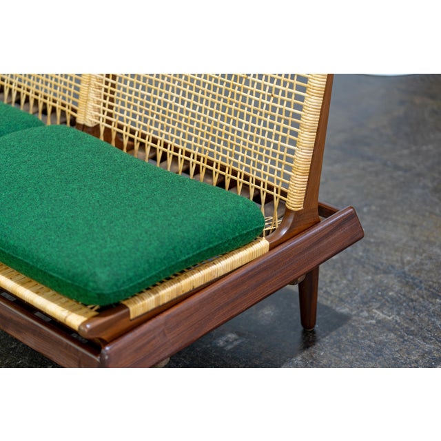 Mid-Century Modern Danish Modern TV Bench Sofa by Hans Olsen Bramin, Denmark, 1960s For Sale - Image 3 of 9