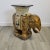 Ceramic Vintage Sancai-Glazed Ceramic Elephant Garden Seat Side Table, Chinese 1920s For Sale - Image 7 of 12