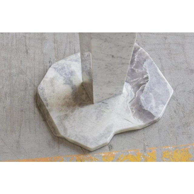 White SST021 Side Table by Stone Stackers For Sale - Image 8 of 9