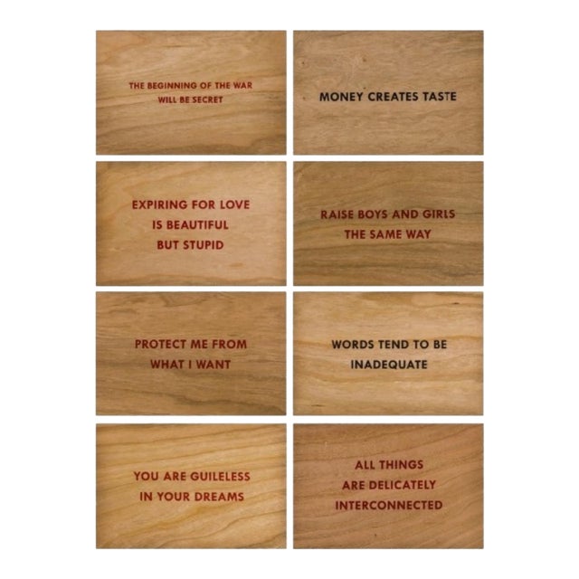 Truisms (Set of 8) byJenny Holzer For Sale
